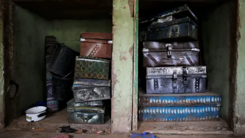 Reuters Suitcases are pictured inside girls hostel at the school in Dapchi in the northeastern state of Yobe, where dozens of school girls went missing after an attack on the village by Boko Haram, Nigeria February 23, 2018