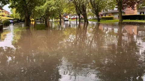 Mark Robinson The roads in Knaresborough were also badly hit by the flooding