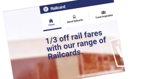 Railcard website Railcard website