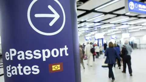 Getty Images Passport gates