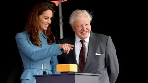 Getty Images Duchess and Sir David