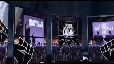 Ubisoft/Owlient a scene from Tom Clancy: Elite Squad trailer