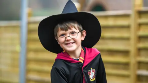 Getty Images Boy dressed as Harry Potter