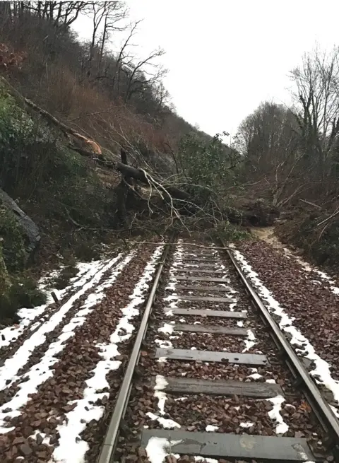 Network Rail Falls of Cruachan in Argyll