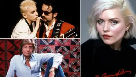 Getty Images The Eurythmics, Blondie and Barry Manilow