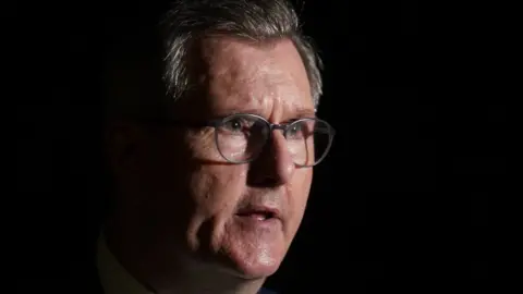 Brian Lawless DUP leader Sir Jeffrey Donaldson