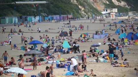 Reuters Bournemouth beach on Friday