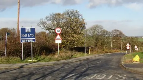 Humphrey Bolton New hall prison sign