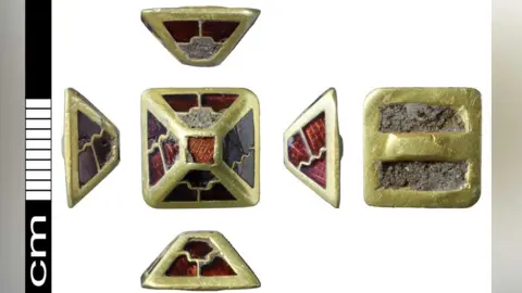 Andrew Williams, Norfolk County Council Anglo-Saxon gold and garnet sword pyramid