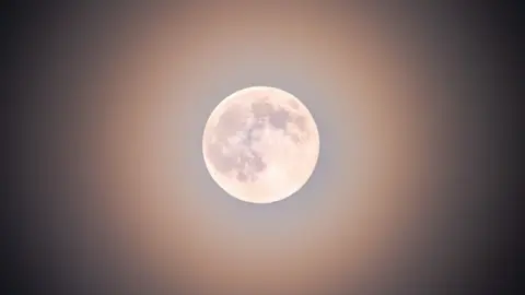 Dan Monk A winter Moon "halo" over Northumberland International Dark Sky Park