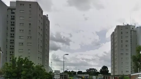 Google Two of three tower blocks at Blackshots, Grays, Thurrock