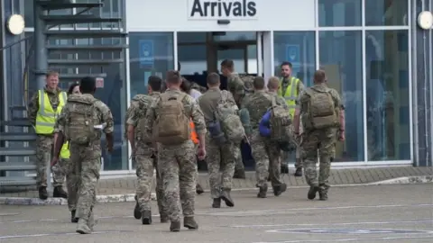 PA Media Brize Norton airport