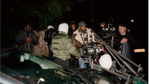 1Plus1 Skepta on set