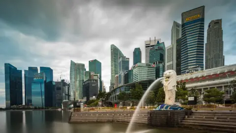 Getty Images Singapore skyline