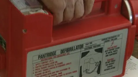 Portable defibrillator