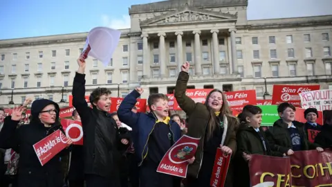 PA Irish Language Act campaigners