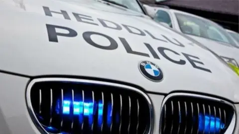 BBC A south Wales police car