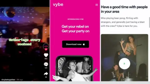 VybeTogether/TikTok/TaylorLorenz Screenshots of app and video