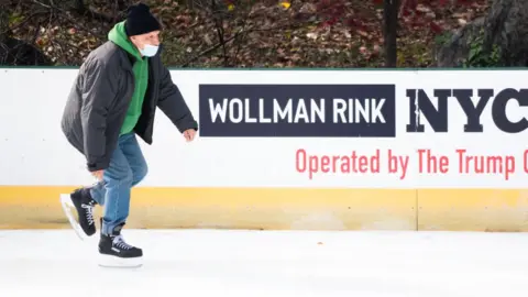 Getty Images The Trump Organization has contracts to run two skating rinks in New York.