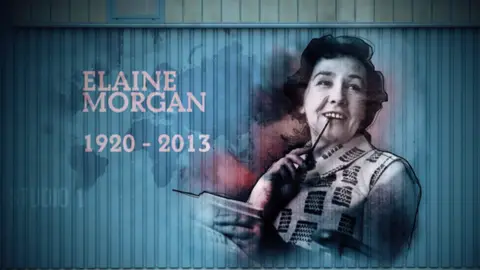 BBC Stylised photo of Elaine Morgan