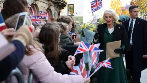 Reuters/Pool Camilla, Queen Consort in Doncaster