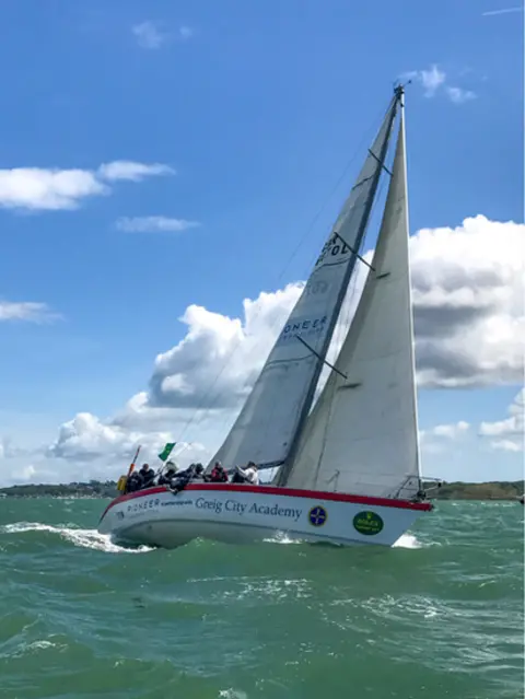 Lou Johnson Box PR Ltd Scaramouche at Fastnet