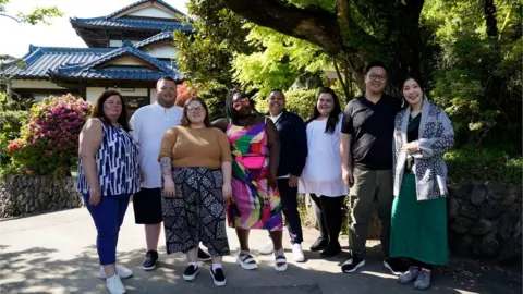 Channel 4/Christopher Jue The people involved with the show in Japan