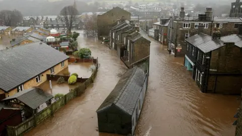 Getty Images The River Calder in Mytholmroyd