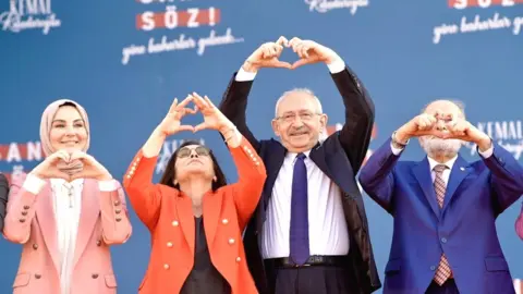 Goktay Koraltan / BBC Kilicdaroglu heart