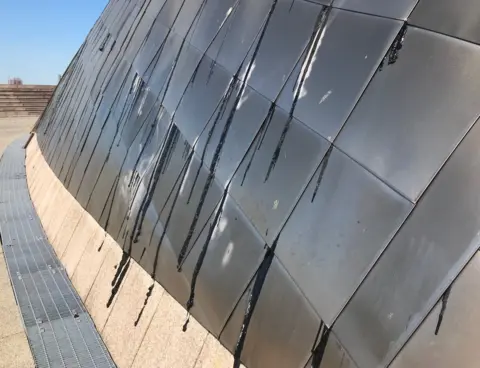 BBC Glasgow Science Centre roof