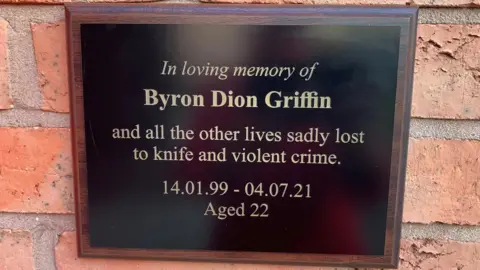 Byron Griffin died after being stabbed in Ilkeston, Derbyshire, in July 2021