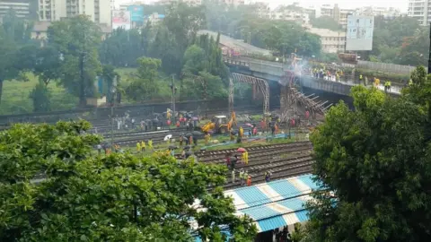 Prashant Nanaware Repair work at the station