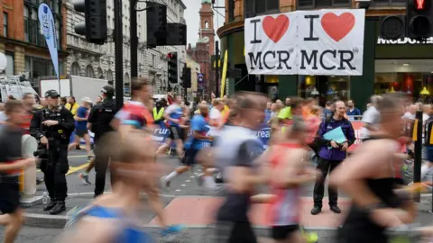 Getty Images greater manchester runners