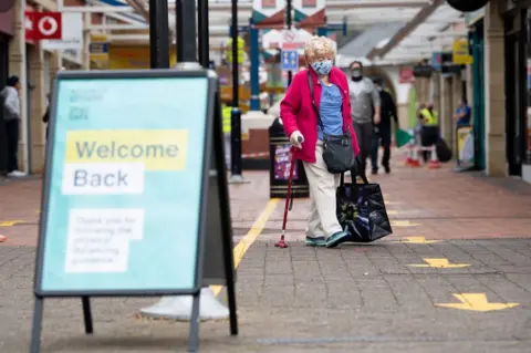 Getty Images Lockdown in Caerphilly