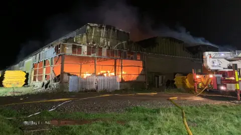 Carlisle East Fire Station Fire at the centre