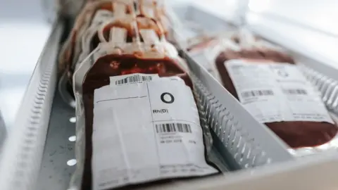 Getty Images blood bags