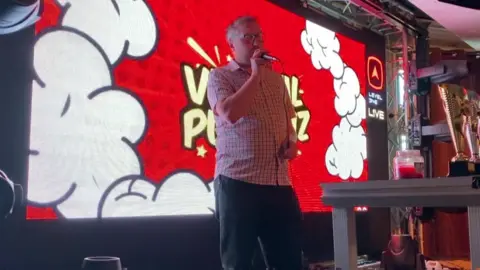 BBC Jay Flynn in action