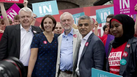 AP Kezia Dugdale and Jeremy Corbyn [centre of picture] campaigned together