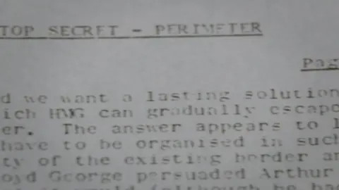 BBC Top secret Army memo sent by Sir Michael Carver