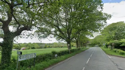 Google Botley Road in Curdridge