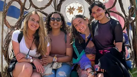 Aarabi Baheerathan WaterAid volunteers at Glastonbury