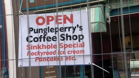 Cafe sign in Sheringham