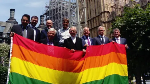 BBC Flying the flag for LGBT rights - Parliament shows it solidarity