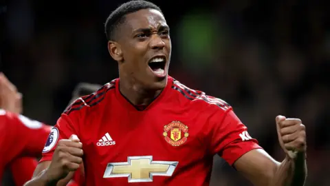 Manchester United striker Anthony Martial