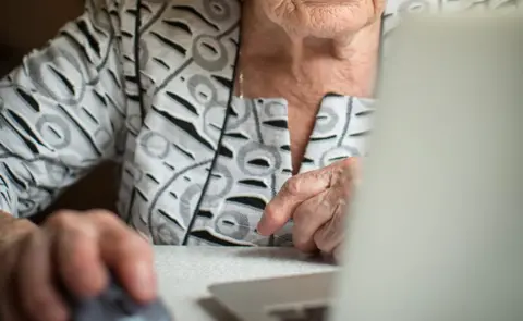 Getty Images Elderly computer user