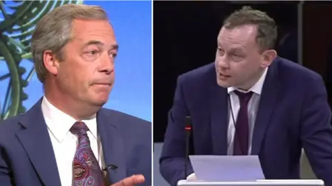 BBC Nigel Farage and Gareth Bennett