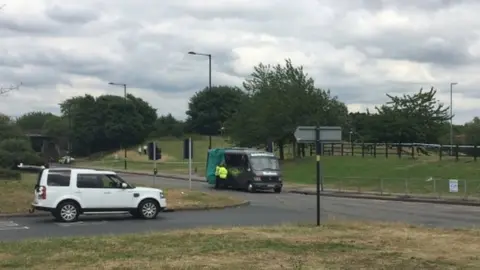 PA castle vale crash scene