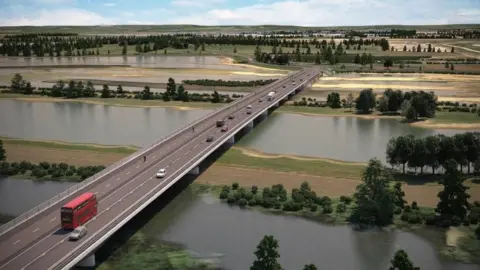 Oxfordshire County Council Illustration of the HIF 1 development