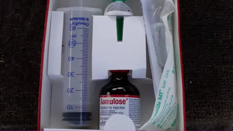 Nottinghamshire Police Large animal euthanasia kit