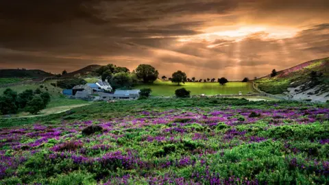 Iwan Williams A stunning sunset over the Sychnant pass in Conwy county was taken by Iwan Williams from Llanrug